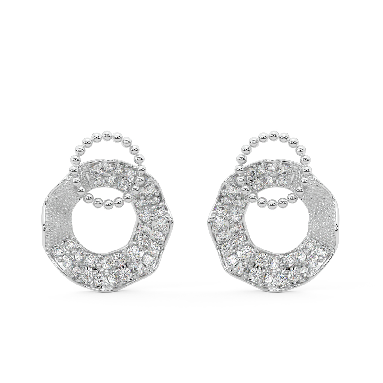 Union Intersect Diamond Earrings