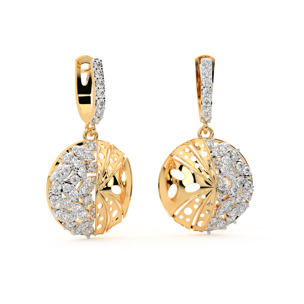 Skin Reveal Diamond Earrings