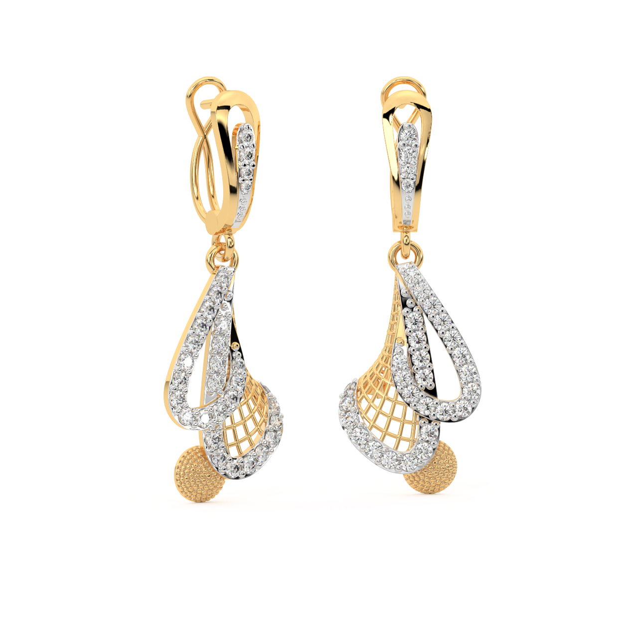 Sparkle Spot Diamond Earrings