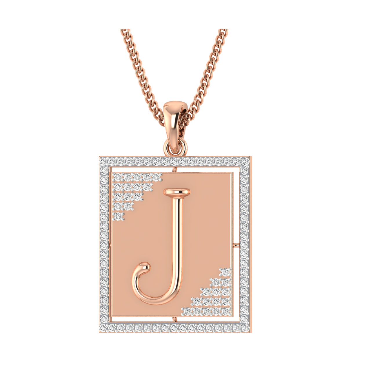 Alphabet J Pendant