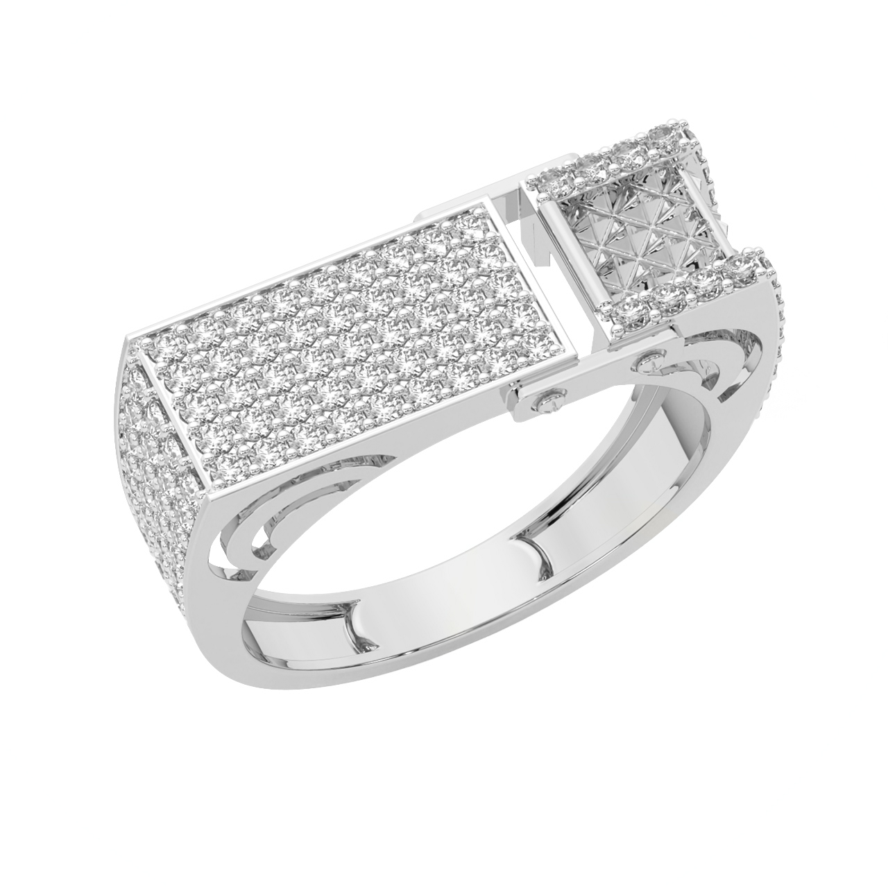 Lavish Diamond Ring For Men