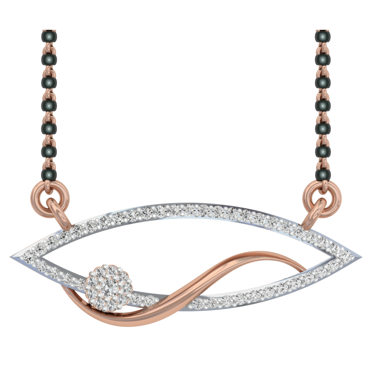 Millennial Diamond Mangalsutra For Her