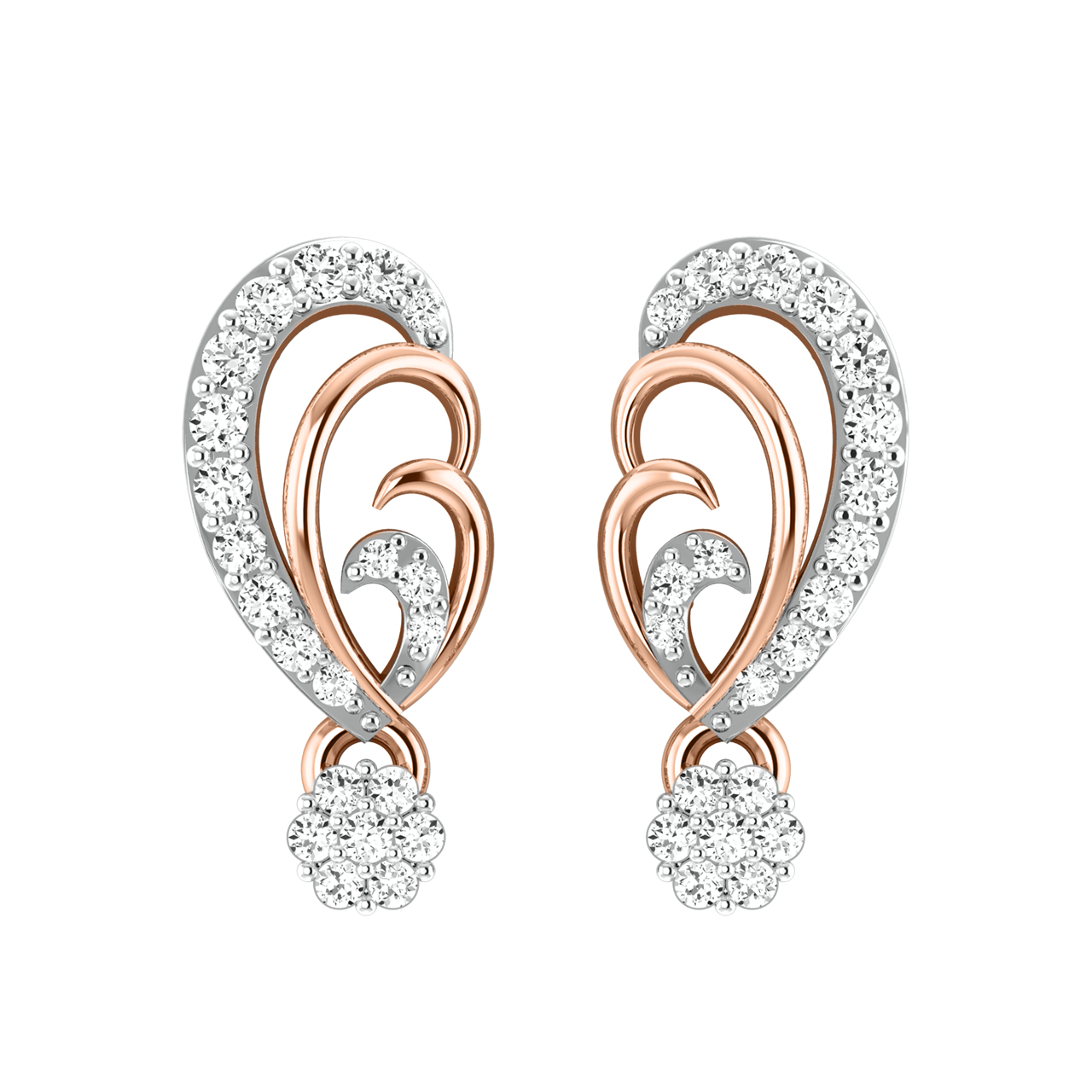 Wren Diamond Stud Earrings For Her