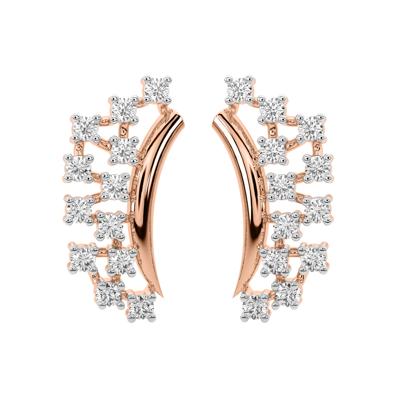 Adeline Diamond Stud Earrings