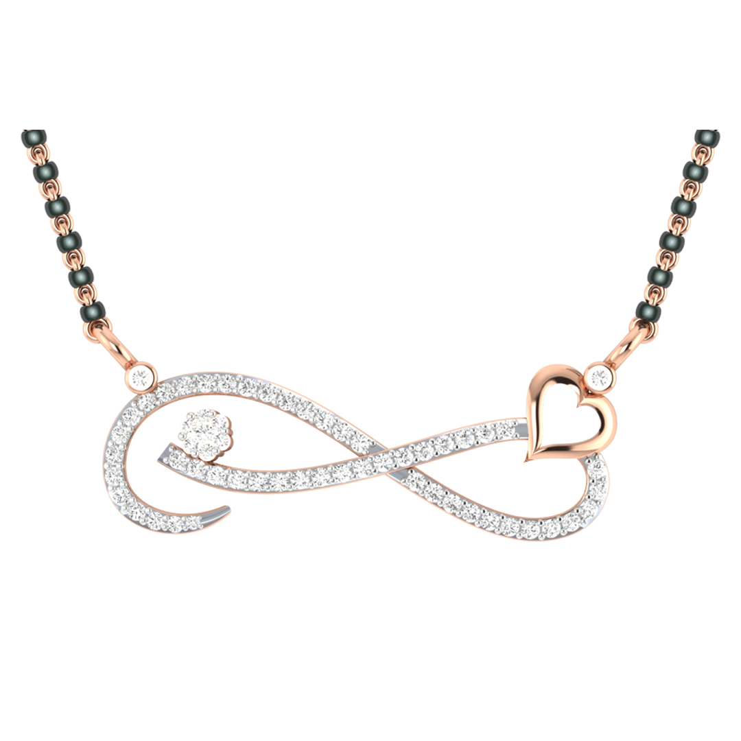 Infinity Design Diamond Mangalsutra