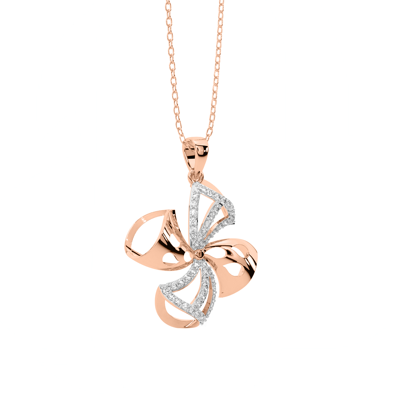 Caley Round Diamond Office Wear Pendant