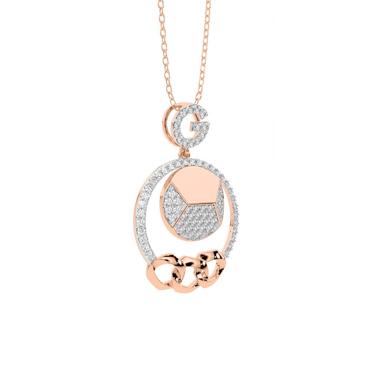 Morain	Round Diamond Office Wear Pendant