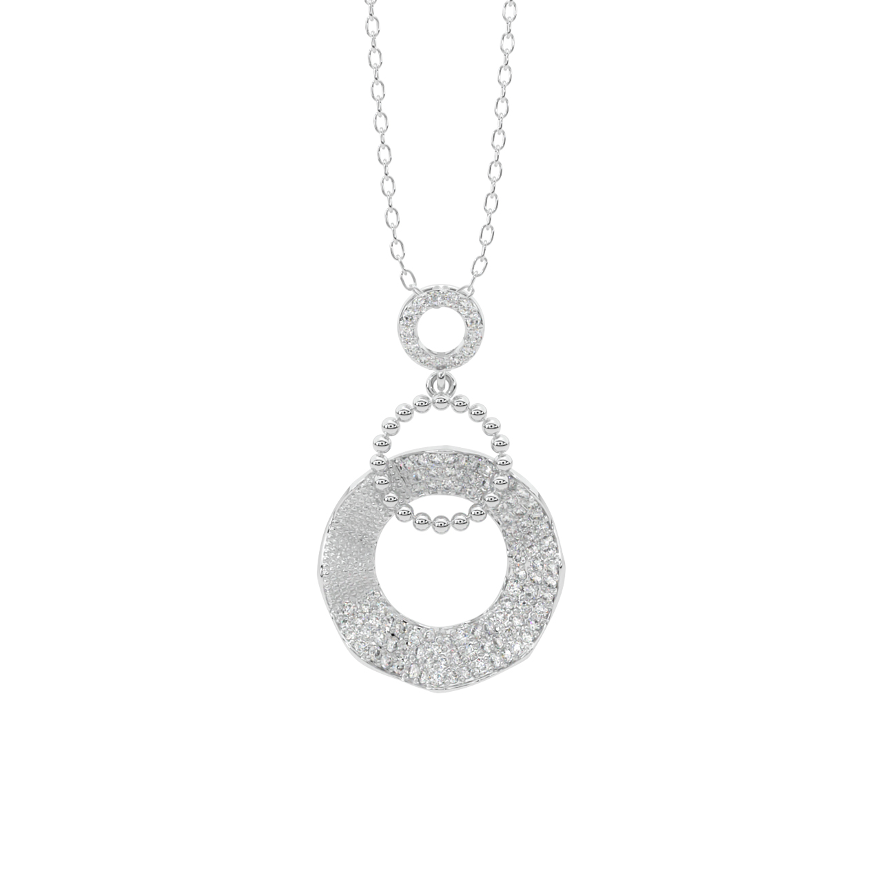 Union Intersect Diamond Pendant