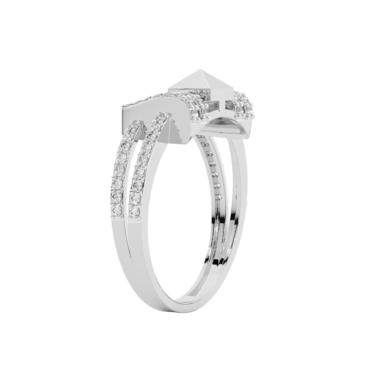 Daria Round Diamond Engagement Ring