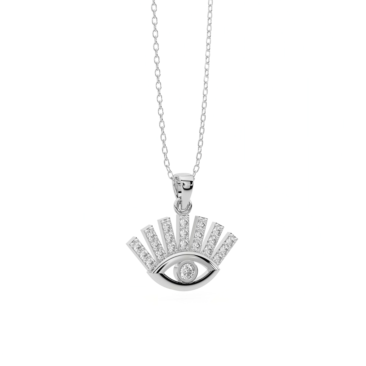 The Evil Eye Diamond Pendant