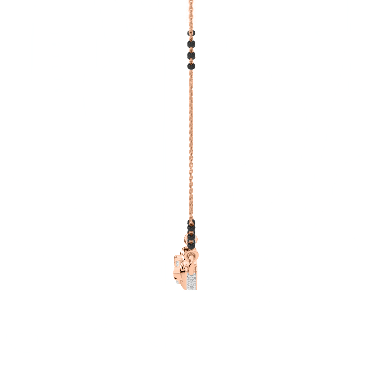 Lisle Simple Diamond Mangalsutra With Chain