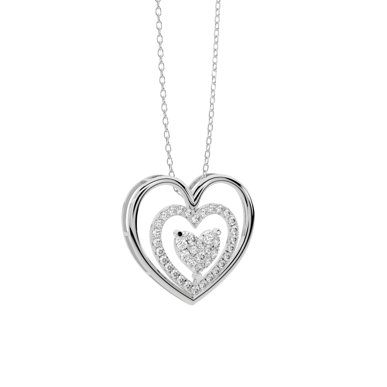 Romantic Heart Shaped Pendant