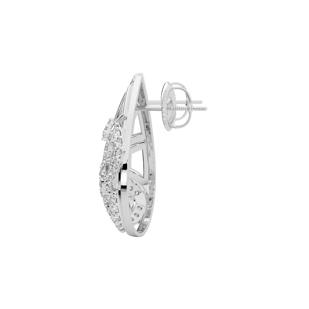 Adriel Round Diamond Stud Earrings