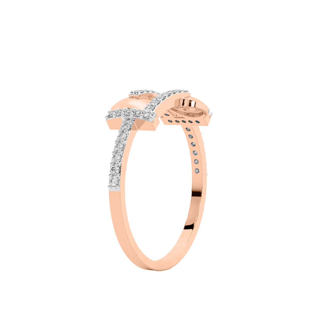 Glen Round Diamond Dainty Ring