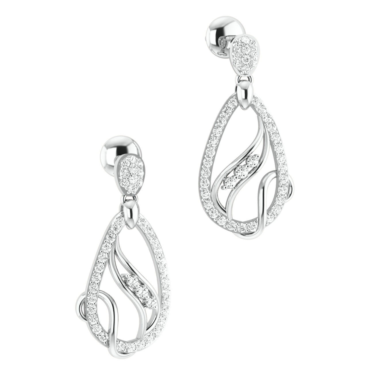 The Kelly Diamond Earrings For Her