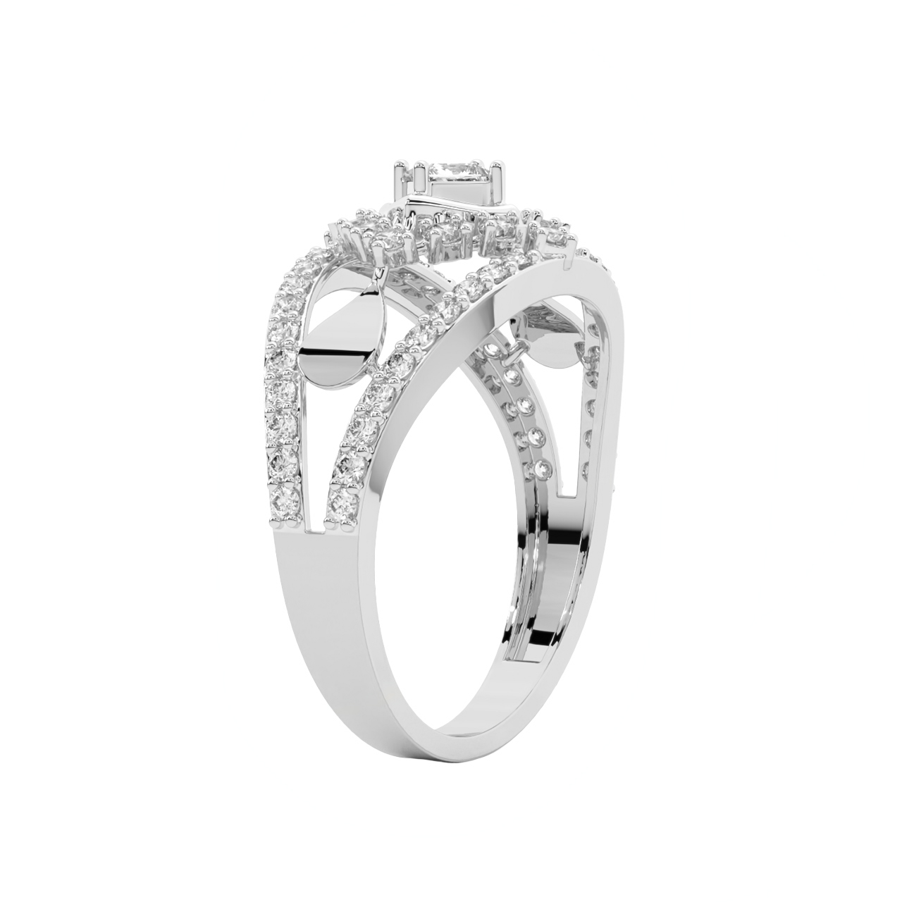 Garvey Round Diamond Engagement Ring
