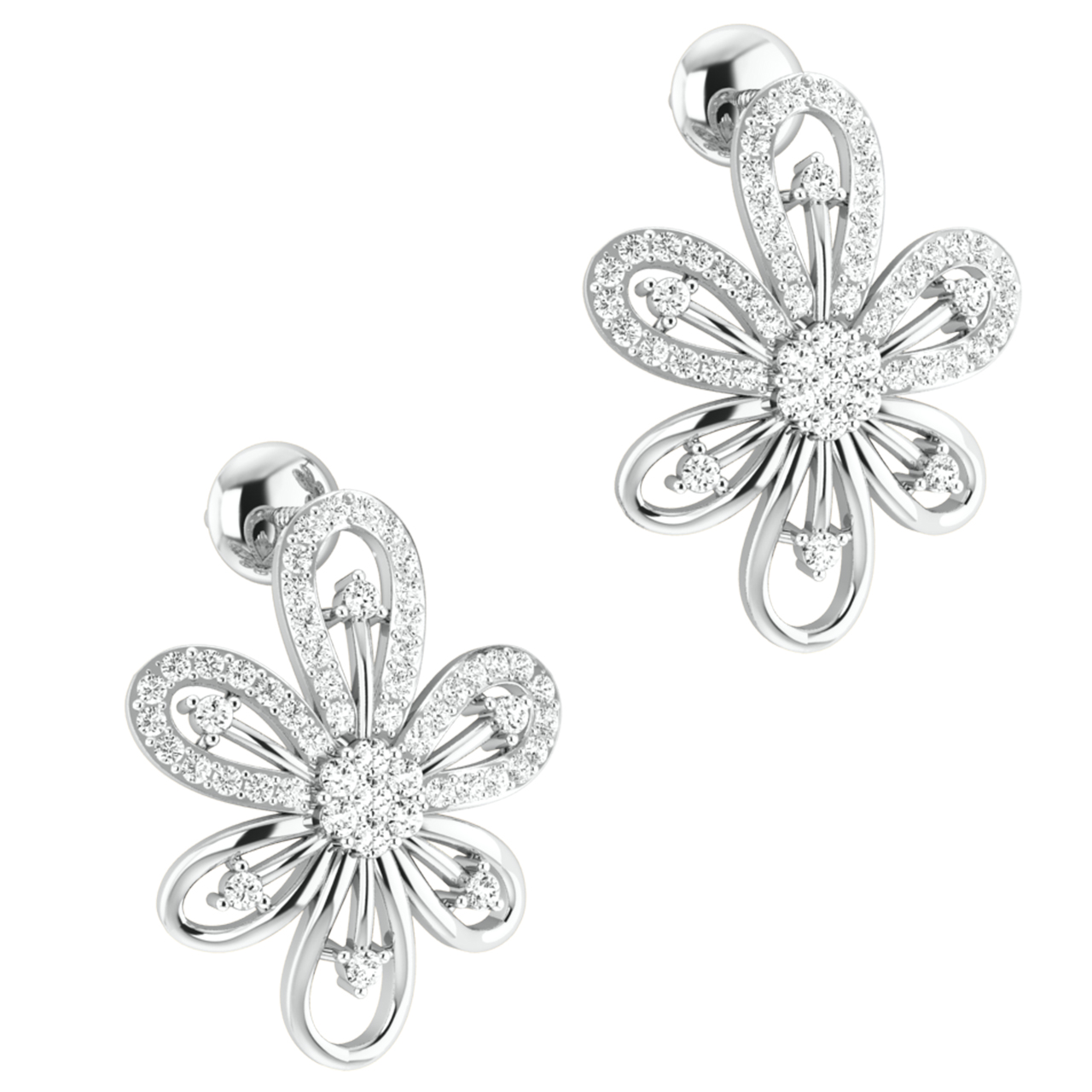 The Lyla Diamond Stud Earrings