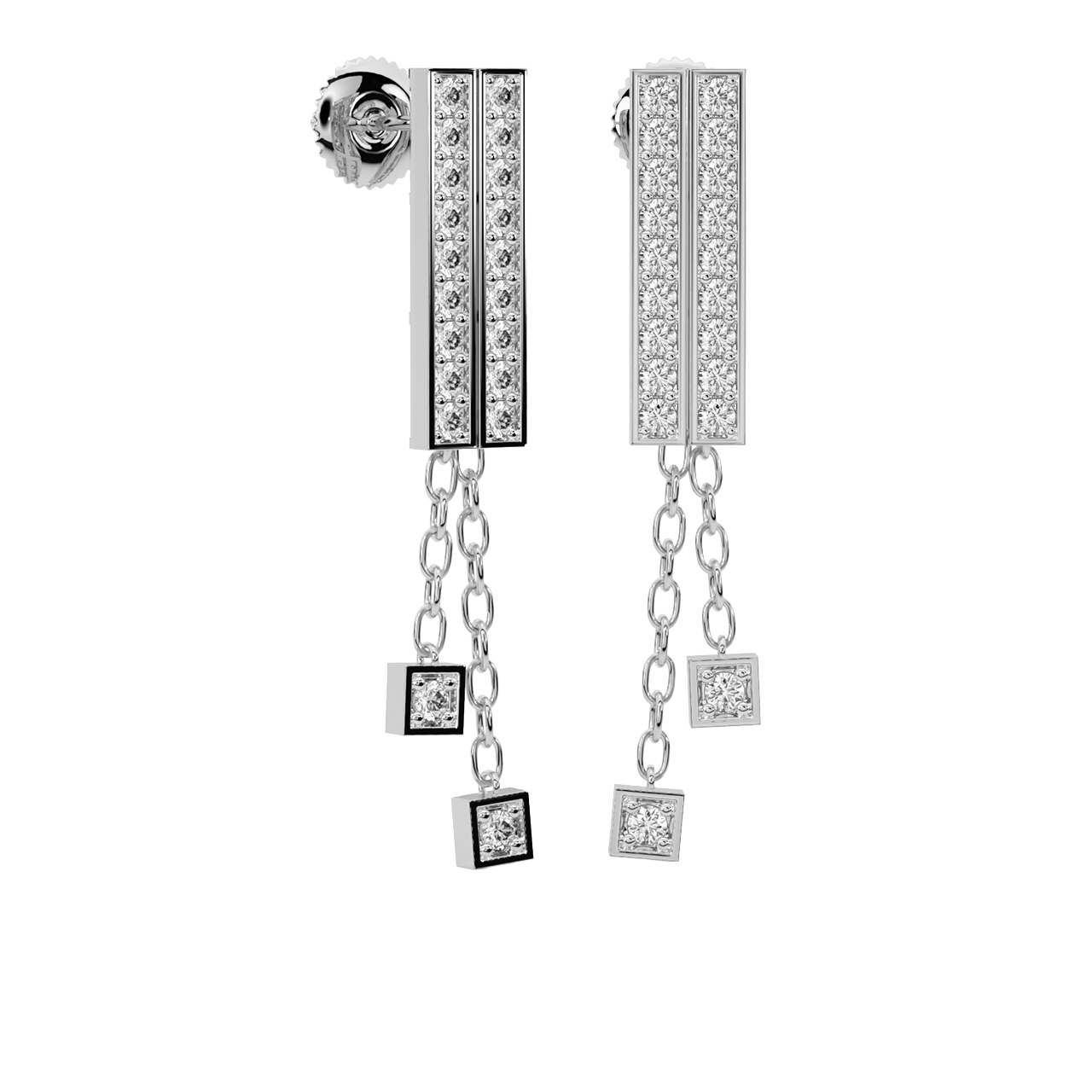 Flashdance Diamond Earrings