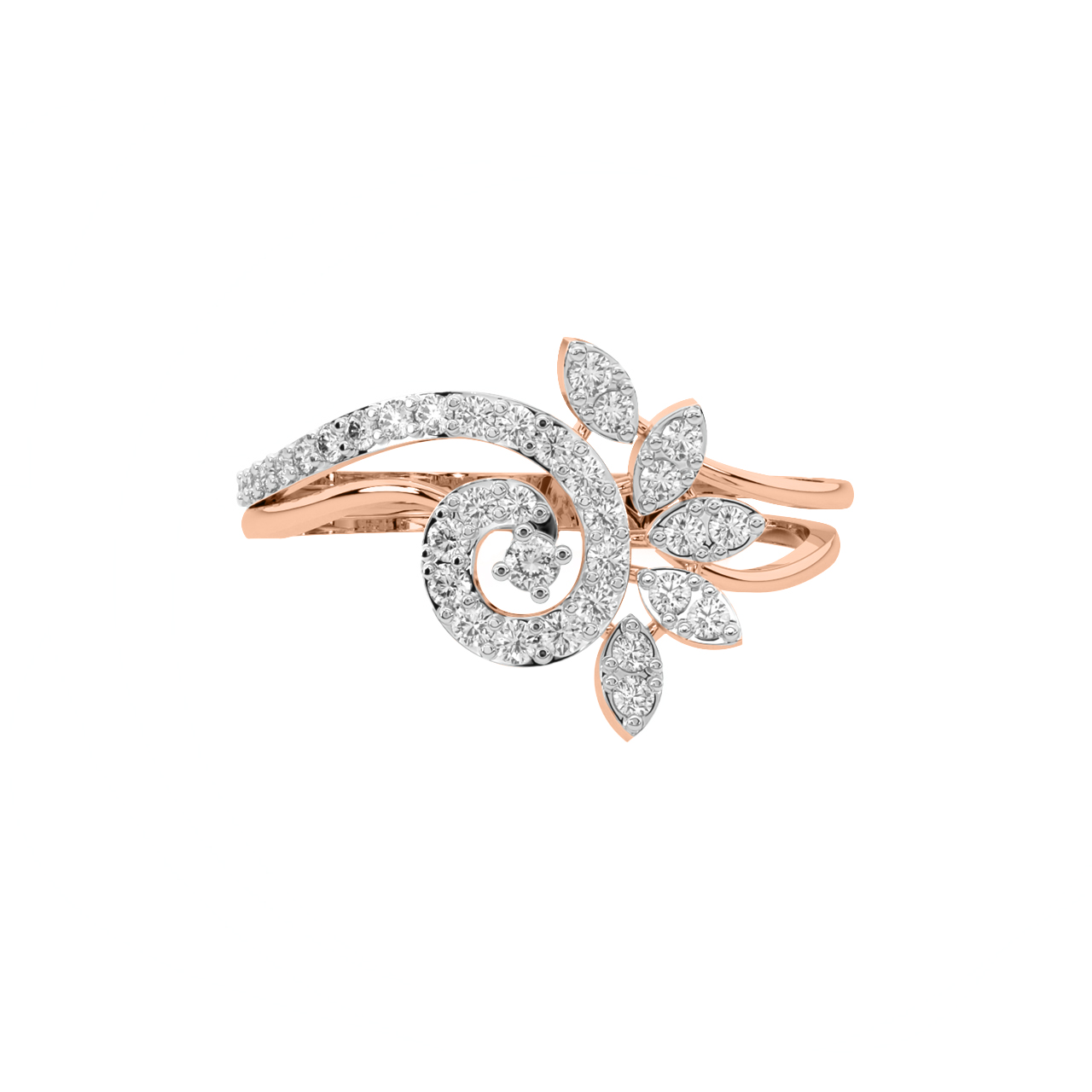 Bloom Flower Engagement Ring