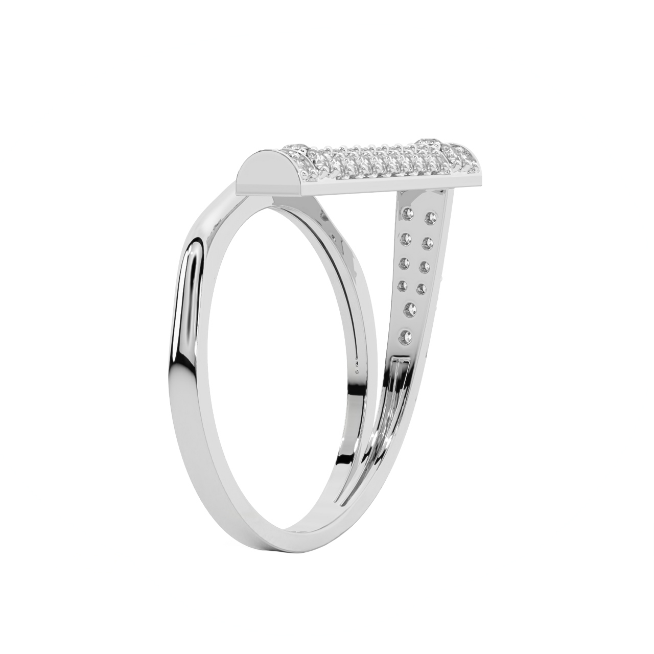 Zabdi Round Diamond Engagement Ring