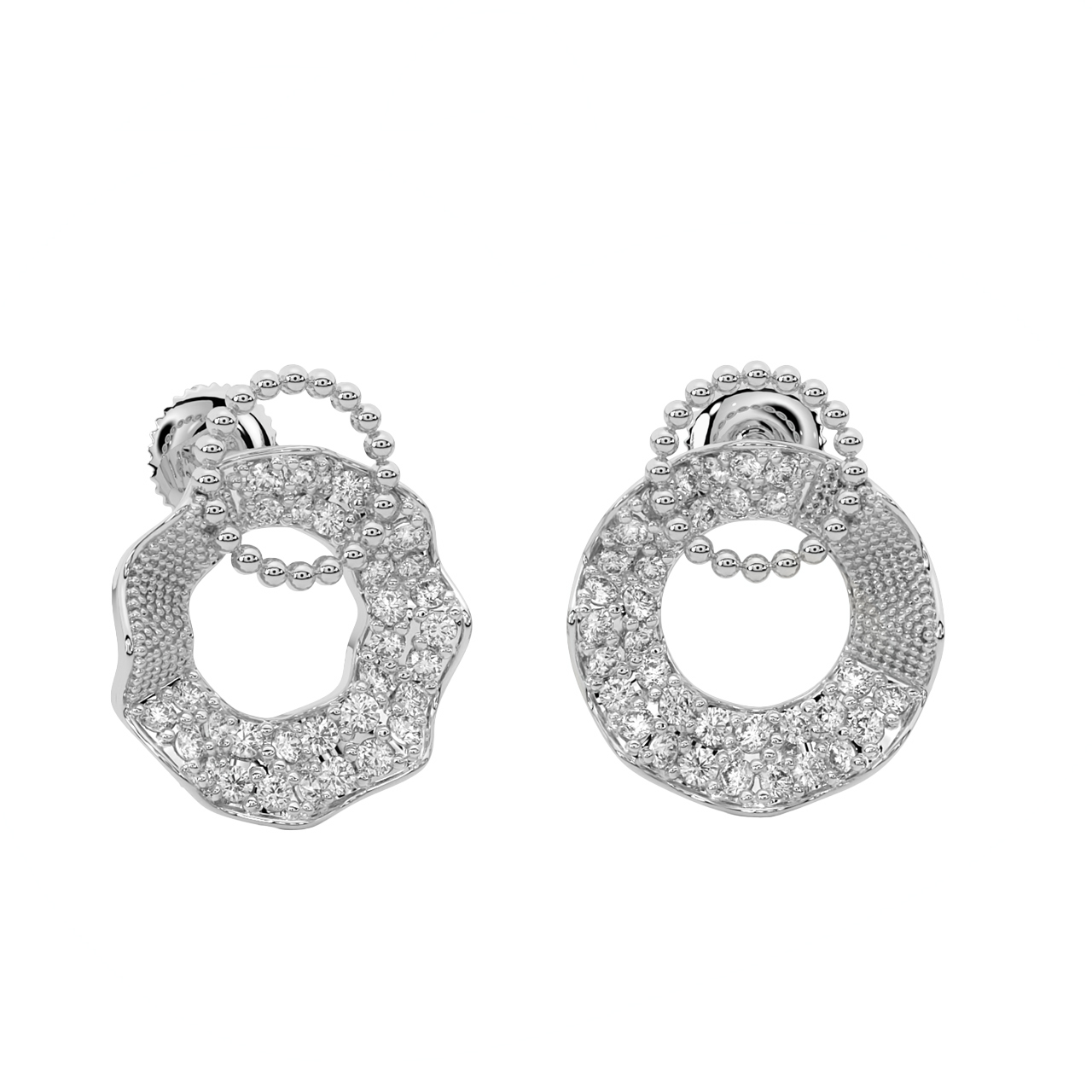 Union Intersect Diamond Earrings