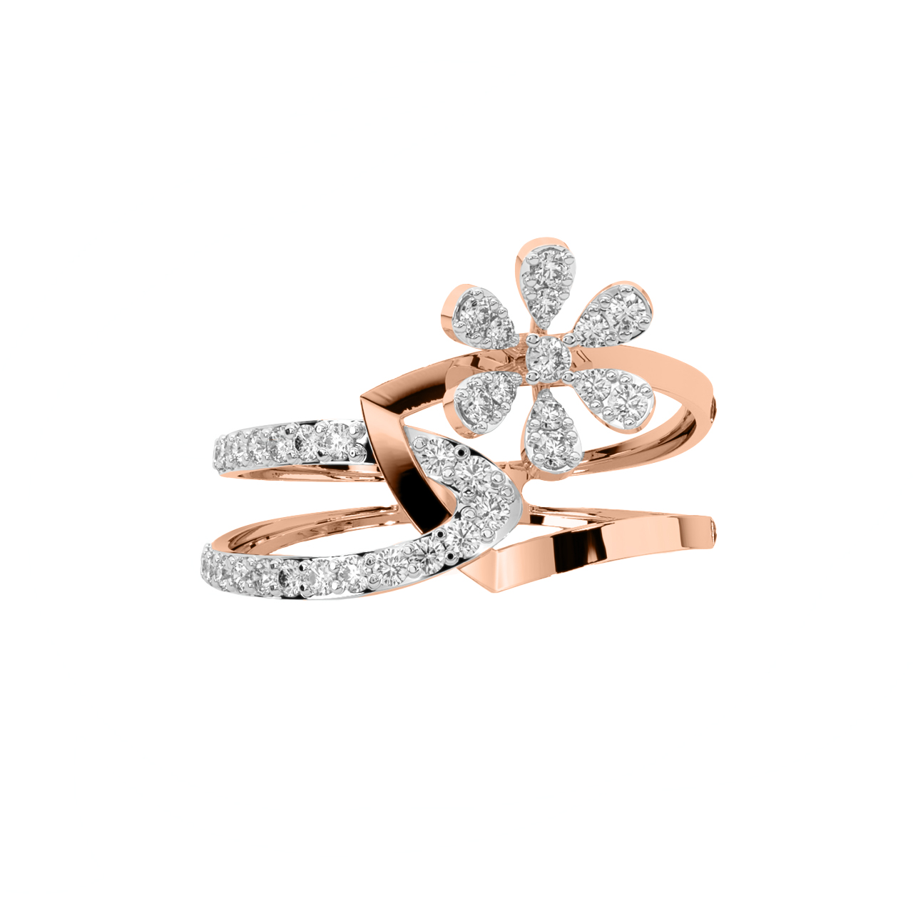 Dazzling Daisy Diamond Ring