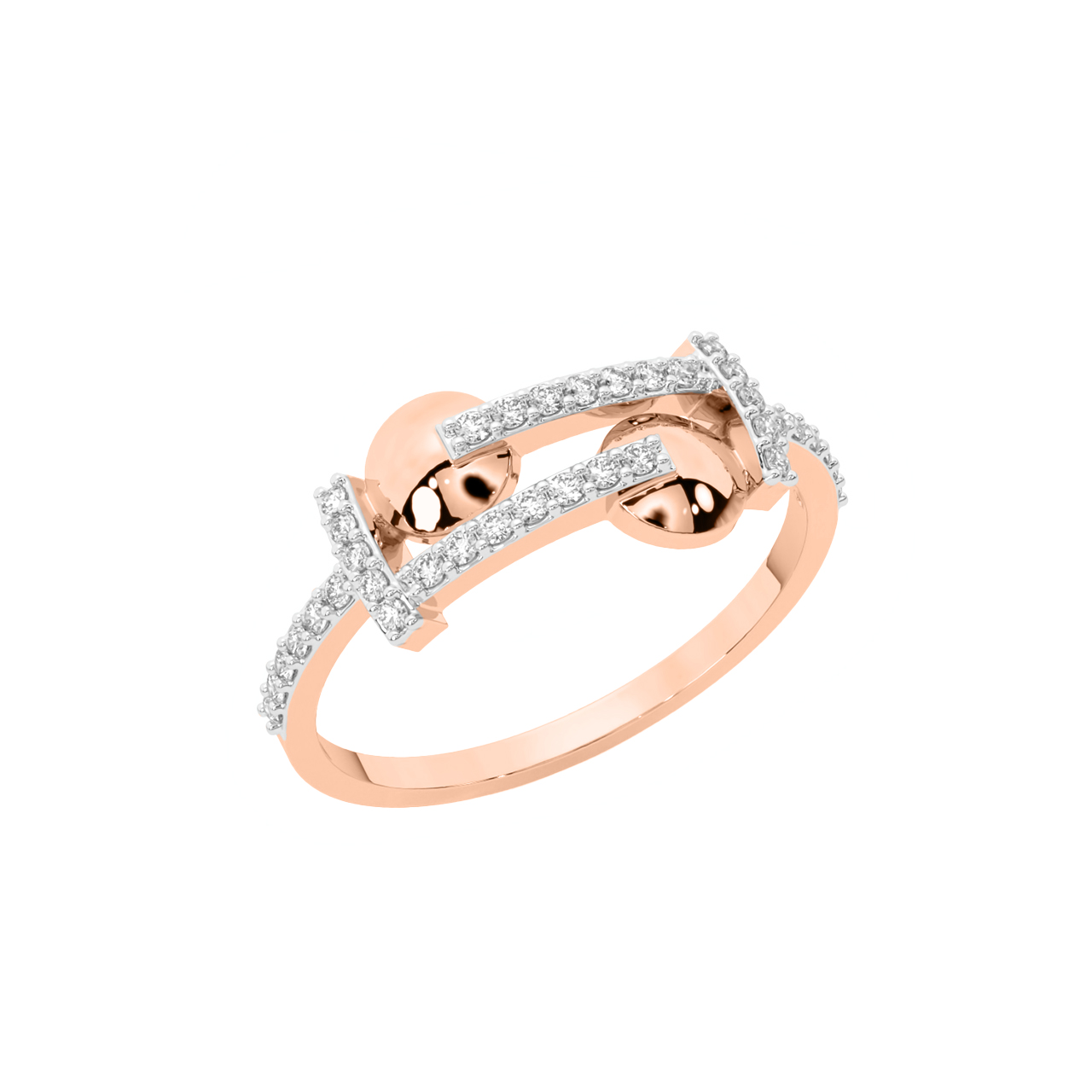 Glen Round Diamond Dainty Ring