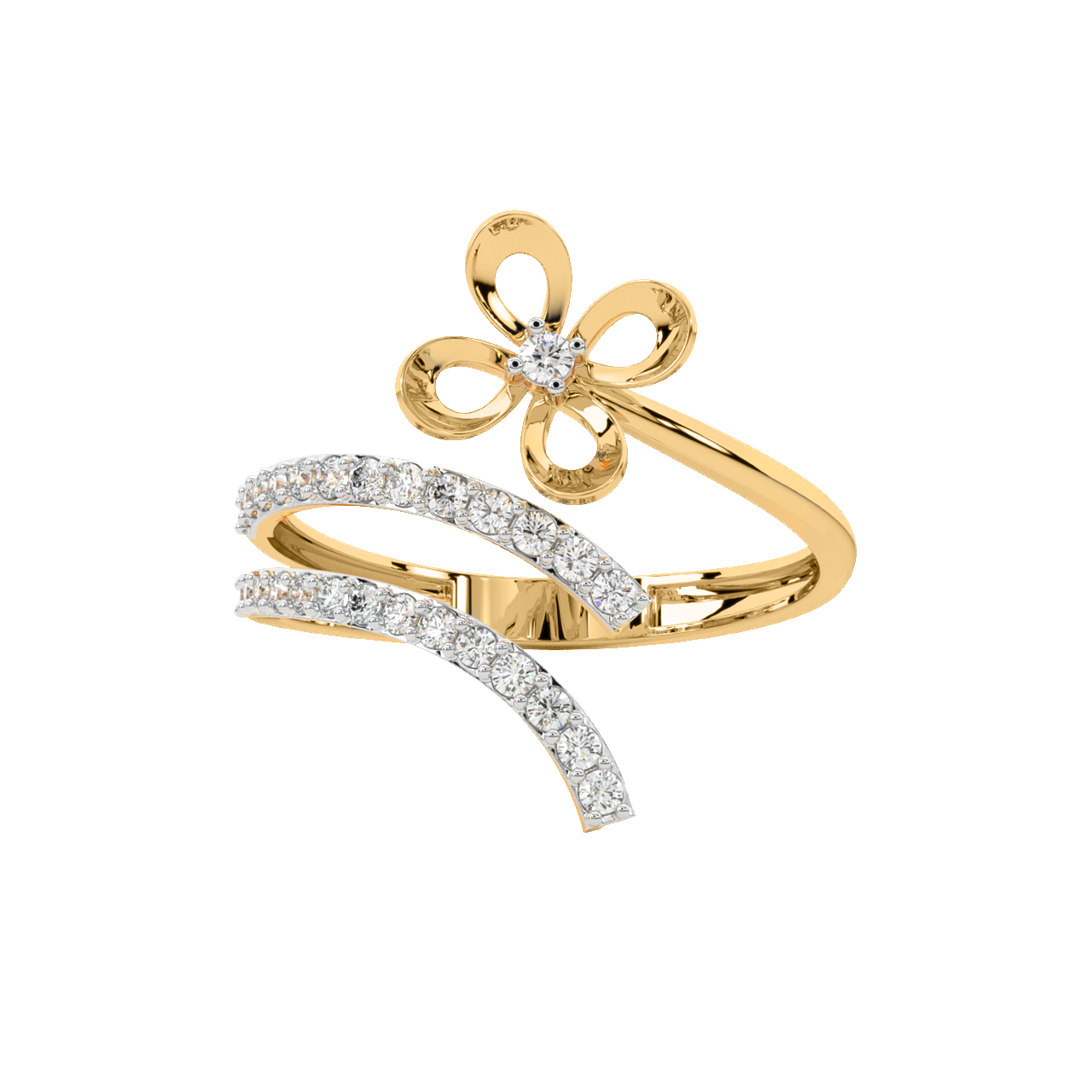 Charu Jewels Fancy Design Diamond Ring at Rs 15600 in Surat | ID: 9209159348