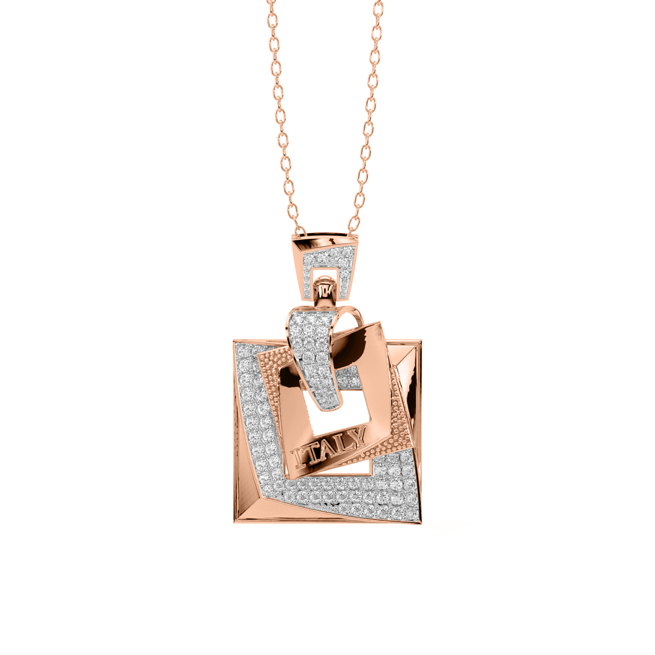 Frame of Mind Diamond Pendant