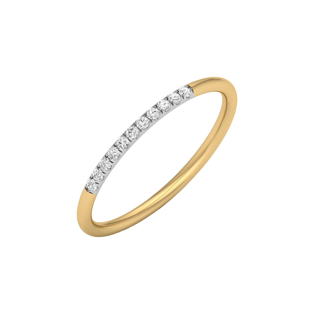 Rectilinear Design Diamond Ring