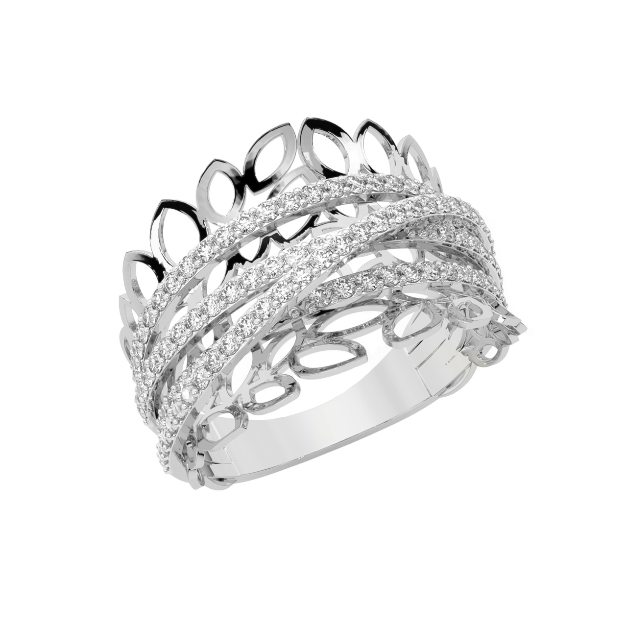 Swerve A Lace Diamond Ring