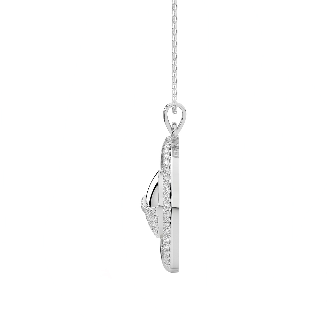 Jena Round Diamond Office Wear Pendant