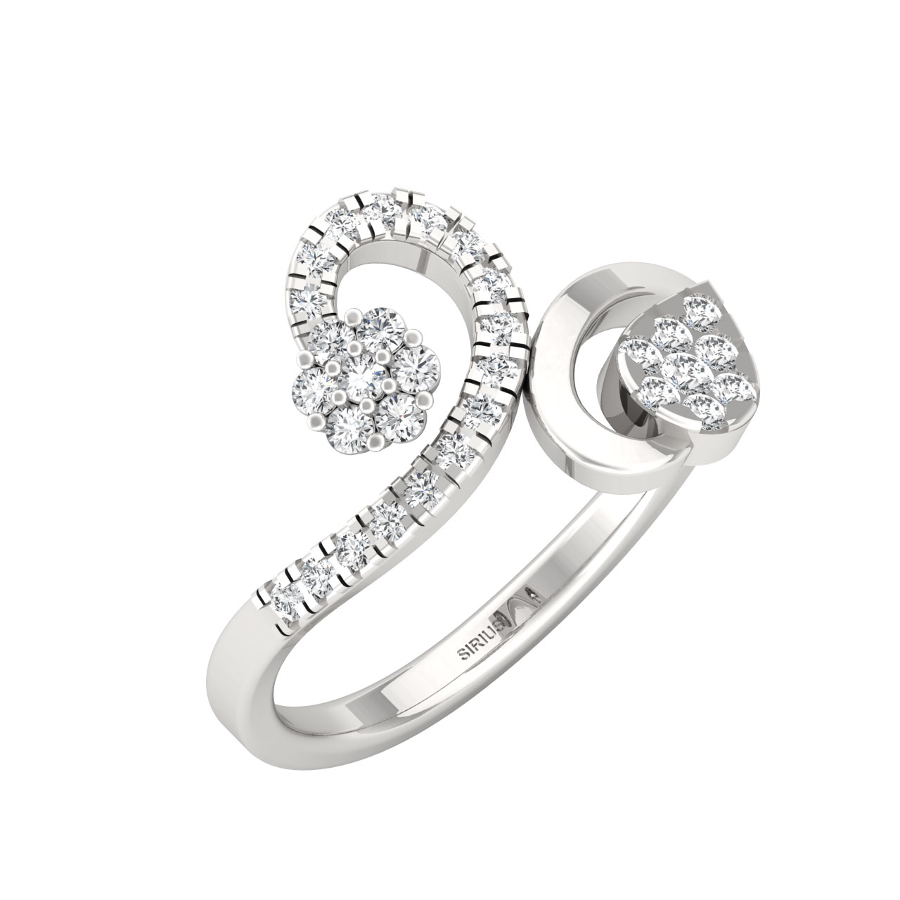 Buy Aneria Round Diamond Engagement Ring Online