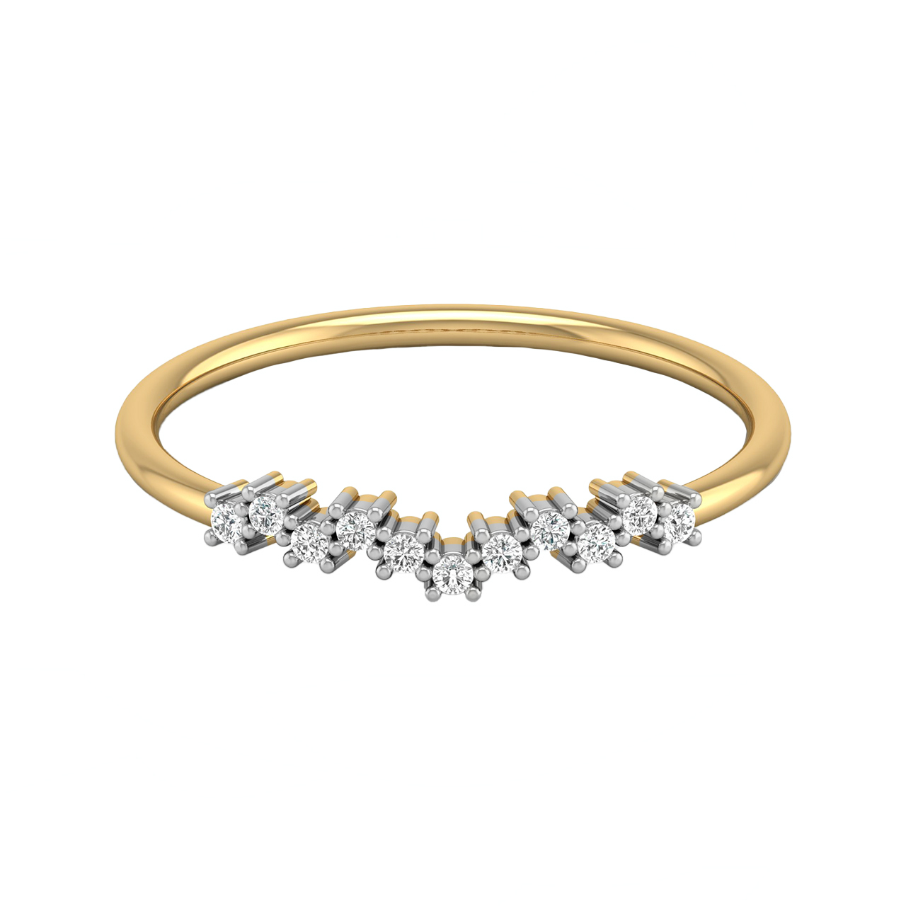 Buy Diamond Regal Lining Ring Online