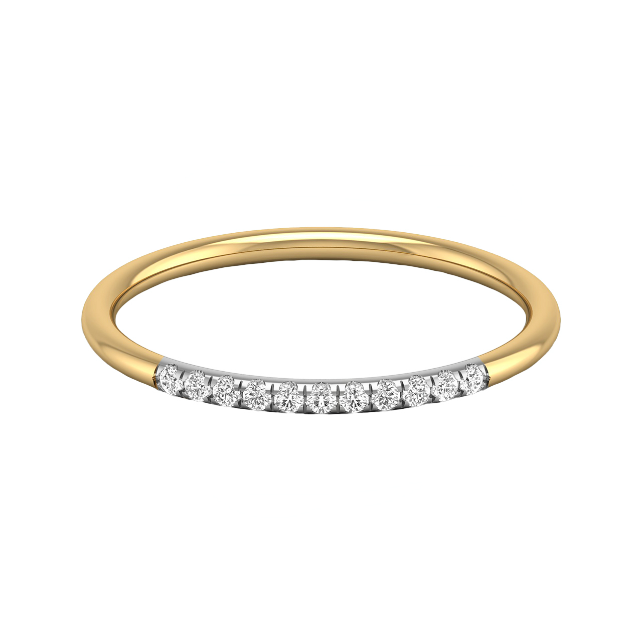 Rectilinear Design Diamond Ring