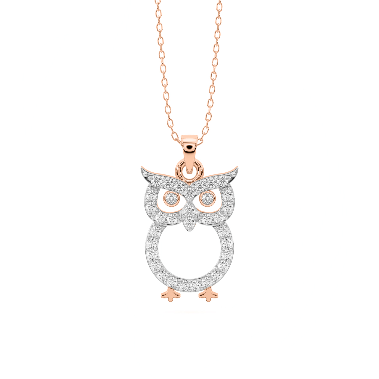 Mighty Owl Diamond Pendant