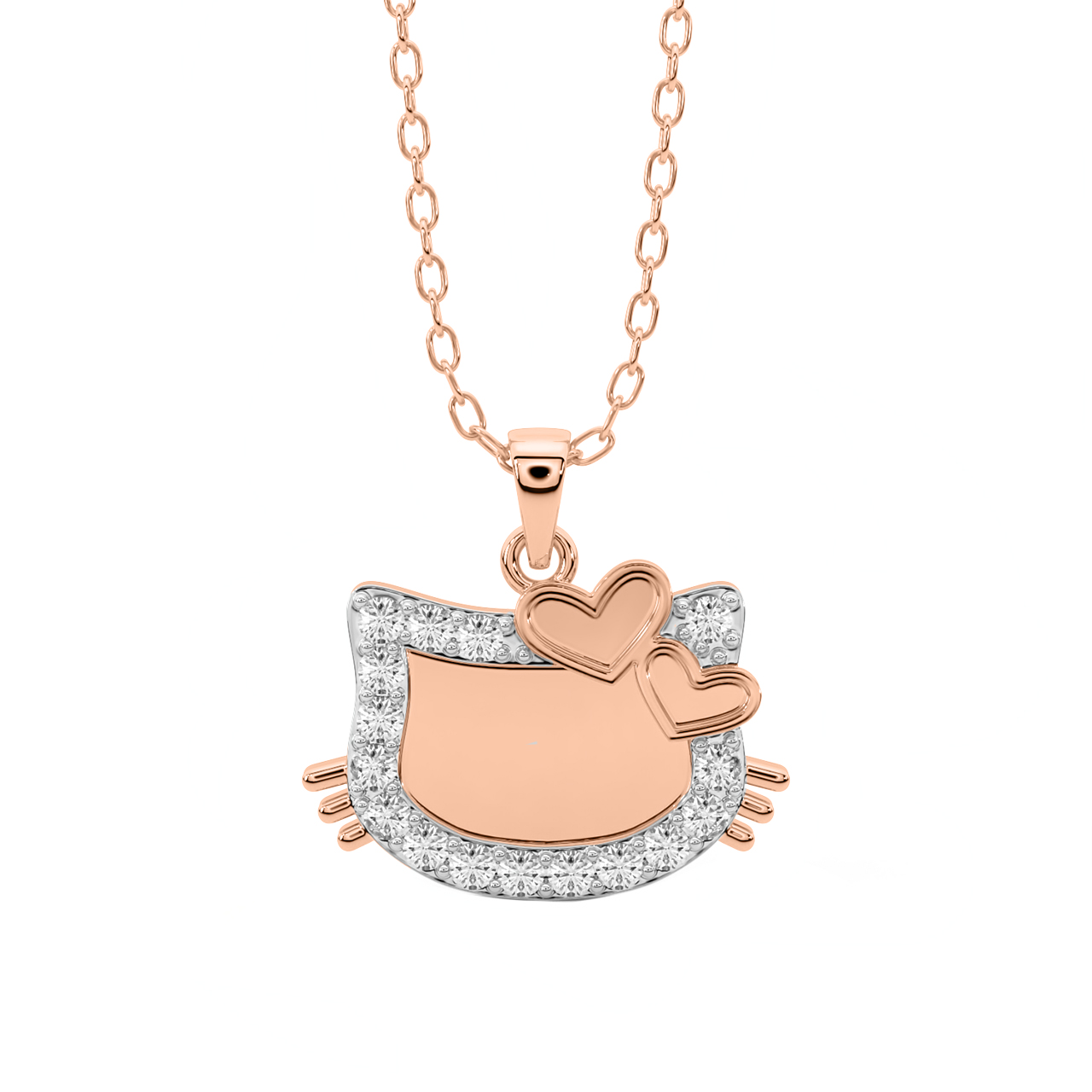 Hello Kitty Diamond Pendant