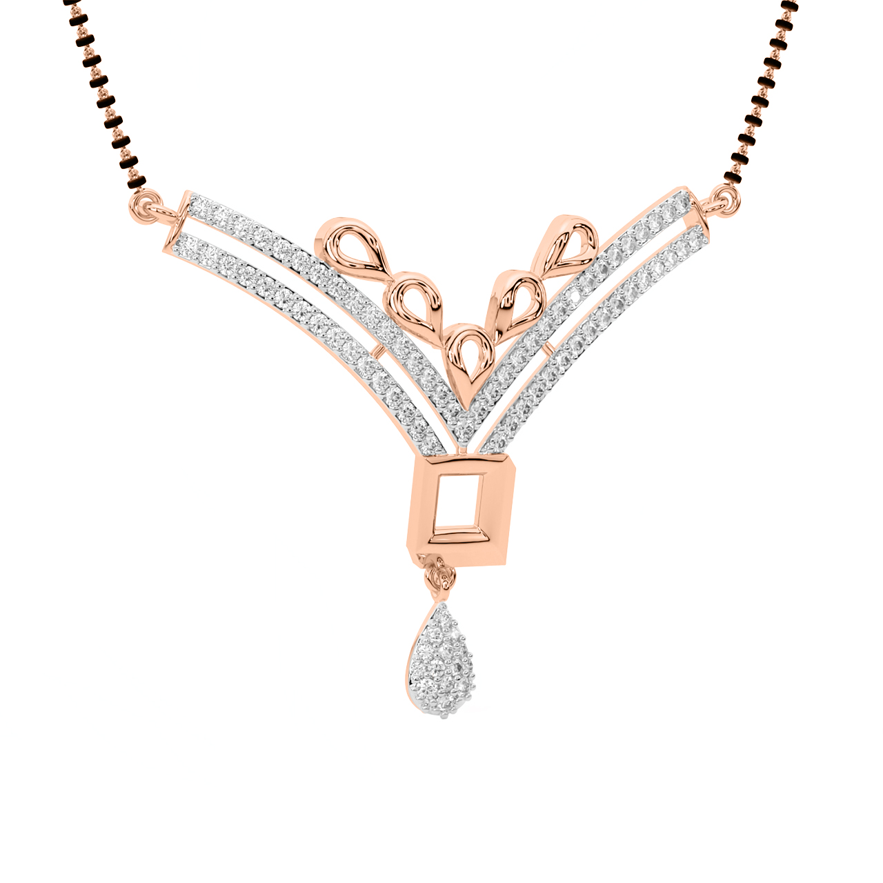 Diamond Mangalsutra In Gold