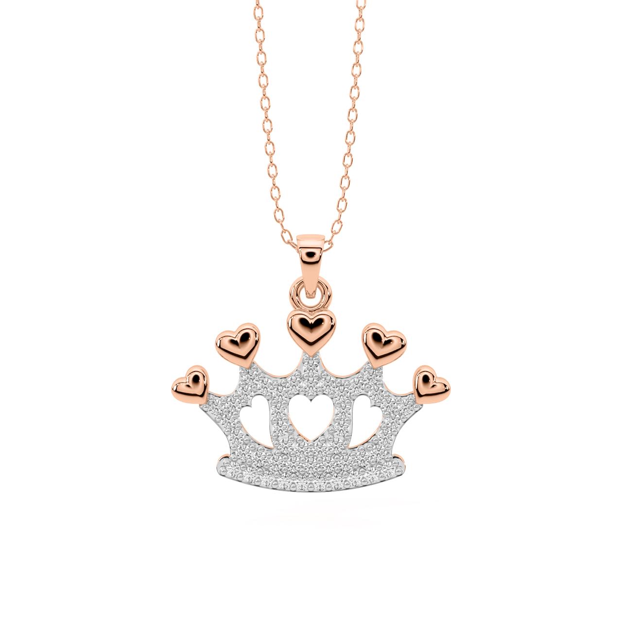 The Crown Diamond Pendant