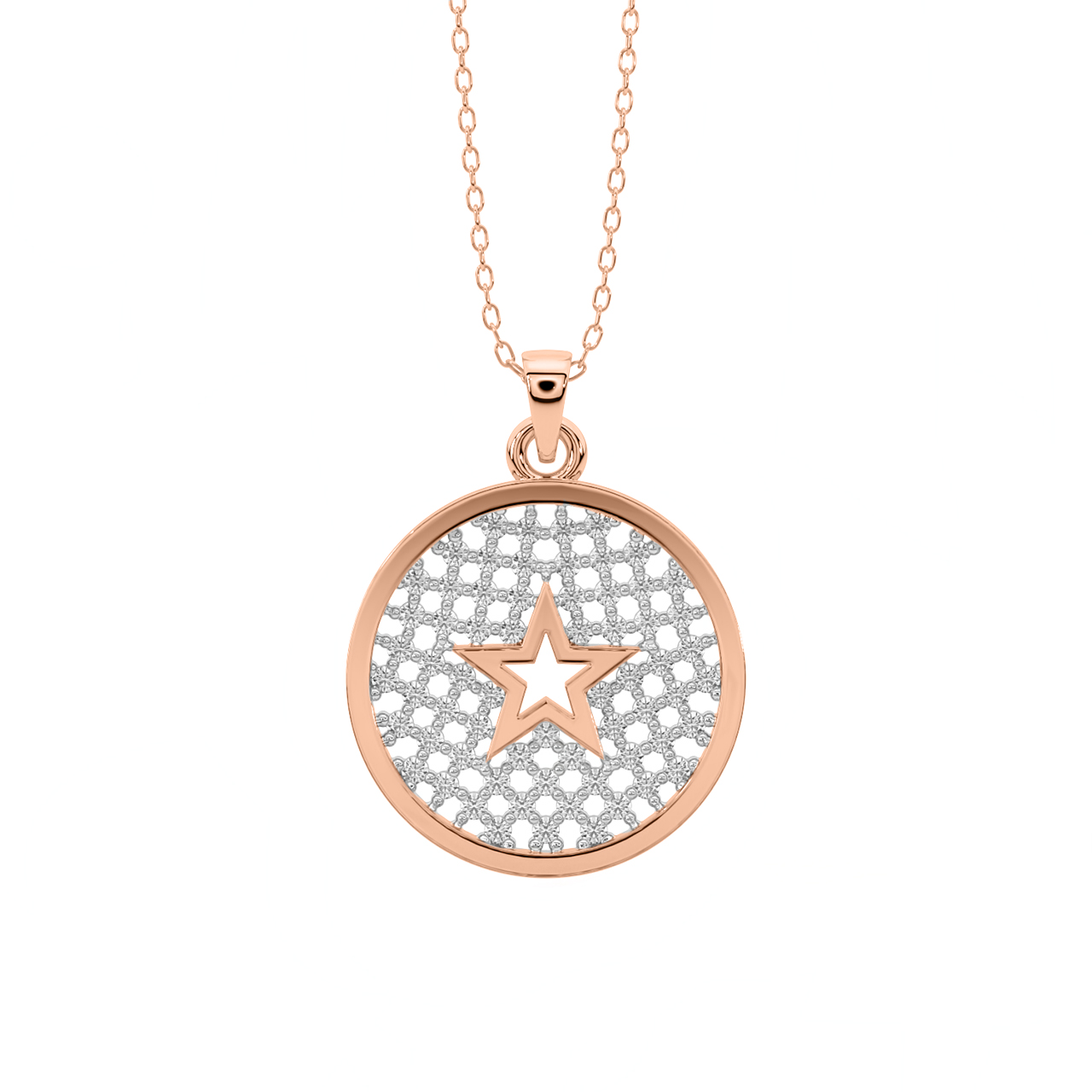 Charming Star Diamond Pendant