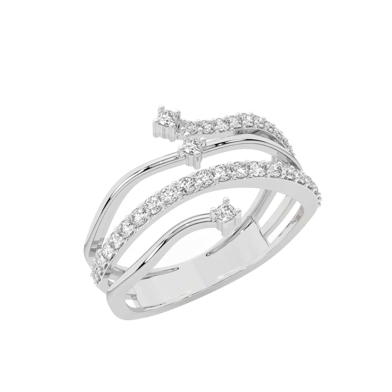 Razi Round Diamond Engagement Ring