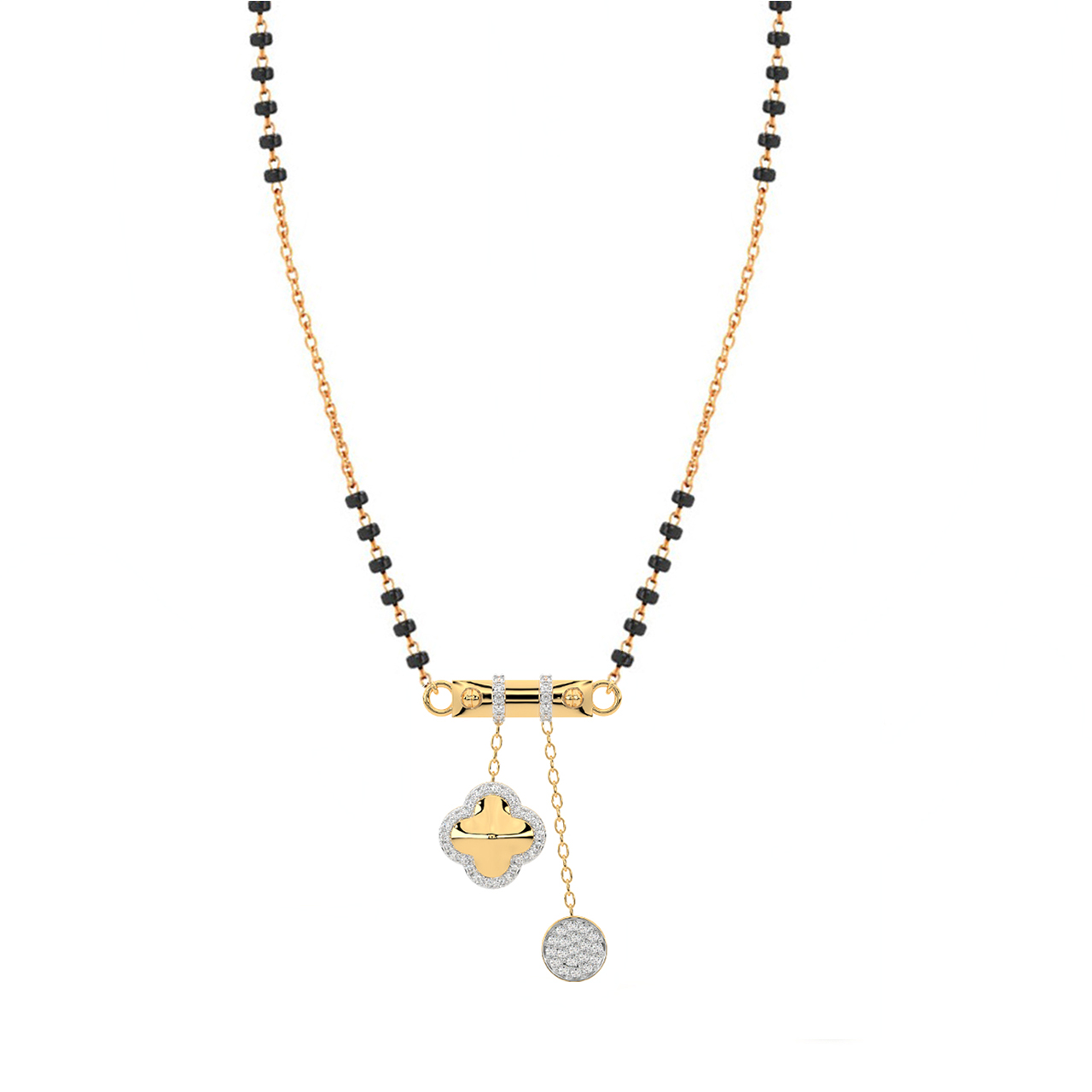 Pendulum Diamond Mangalsutra With Chain