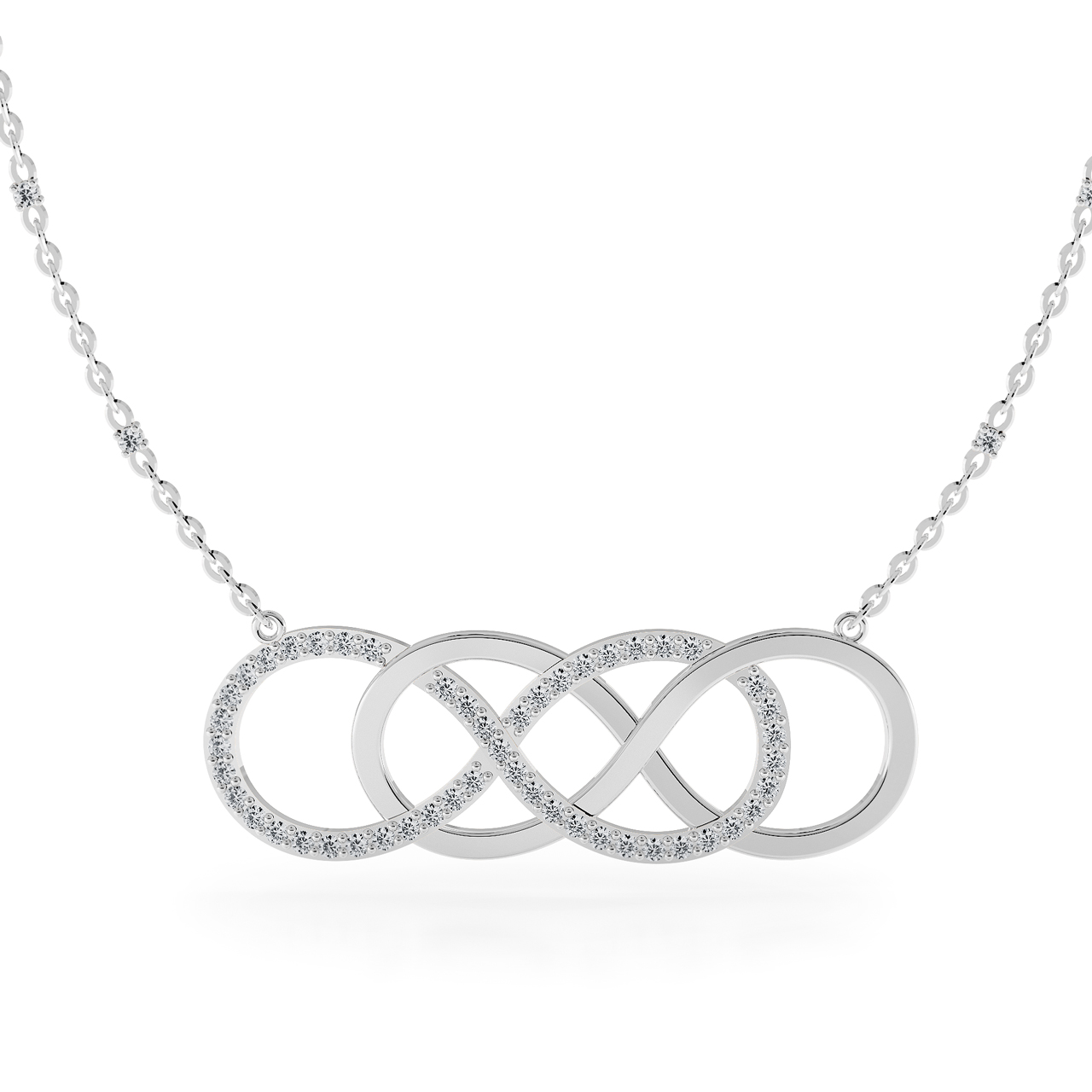 Double Infinity Design Pendant