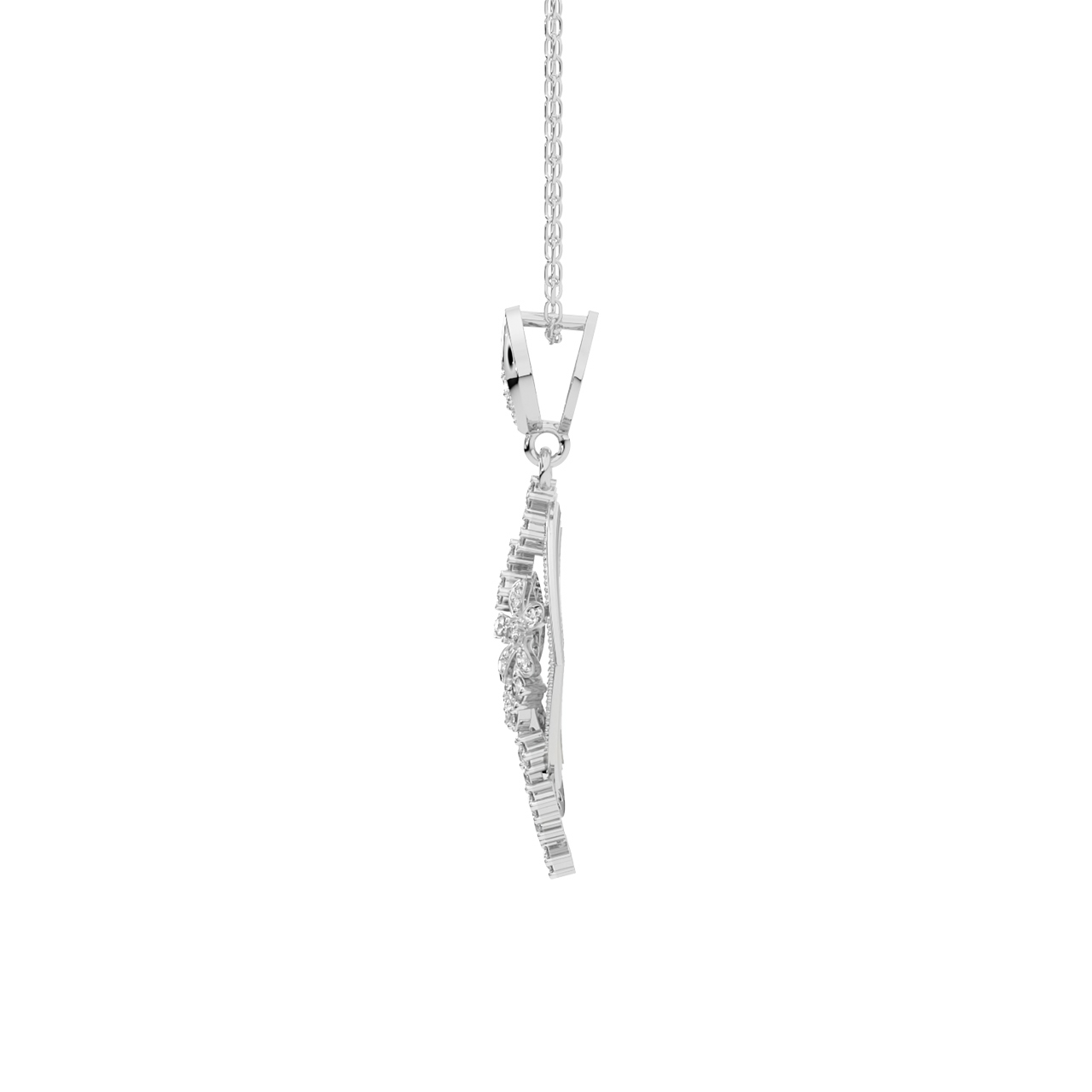 Lacy Reveal Diamond Pendant