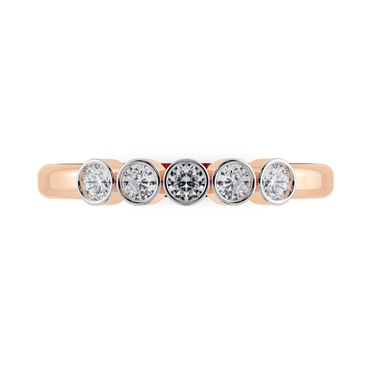 Five Stone Designer Diamond Ring