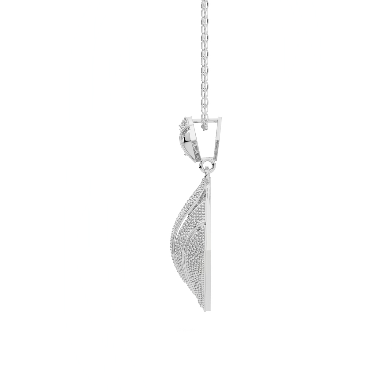 All Square Diamond Pendant