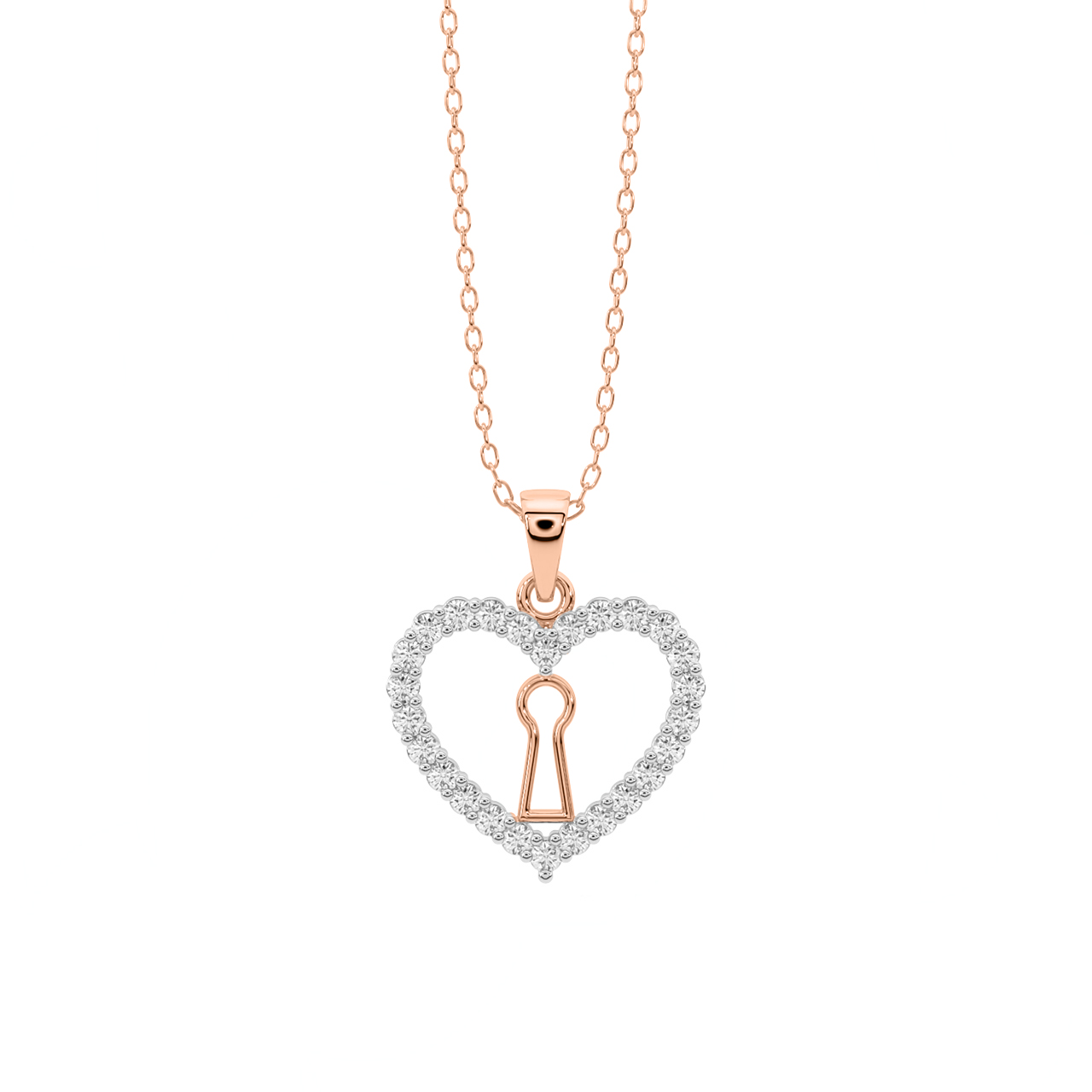 Elite Heart Diamond Pendant