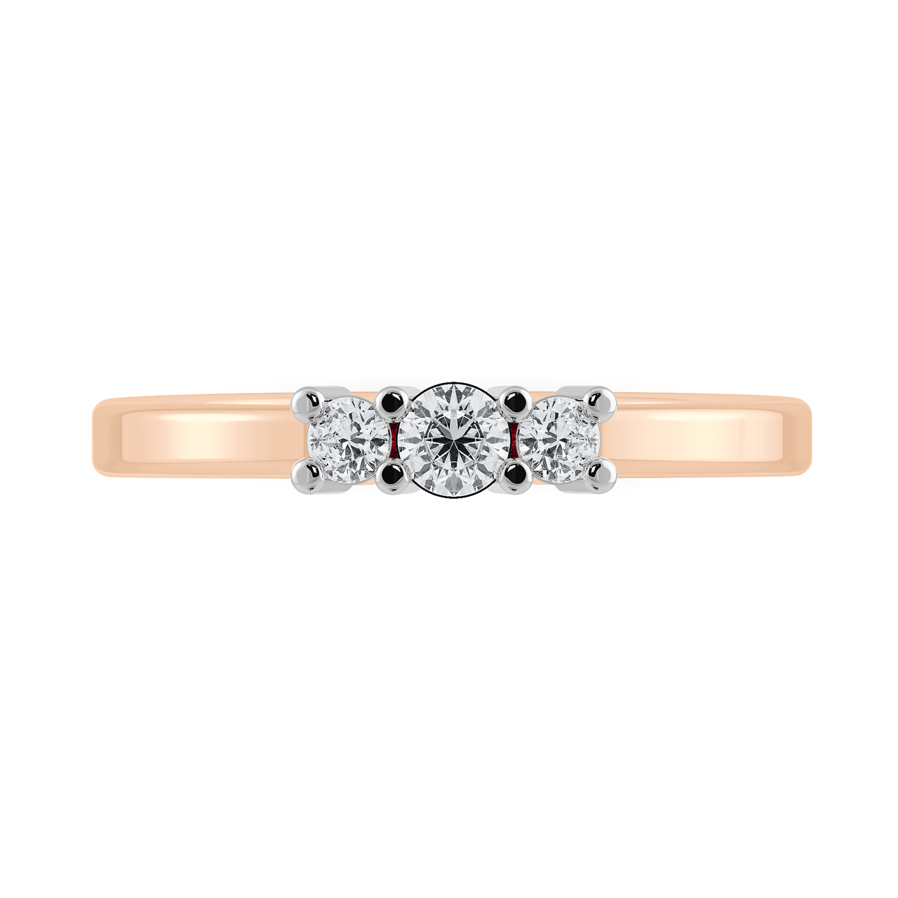 Three Stone Diamond Engagement Ring