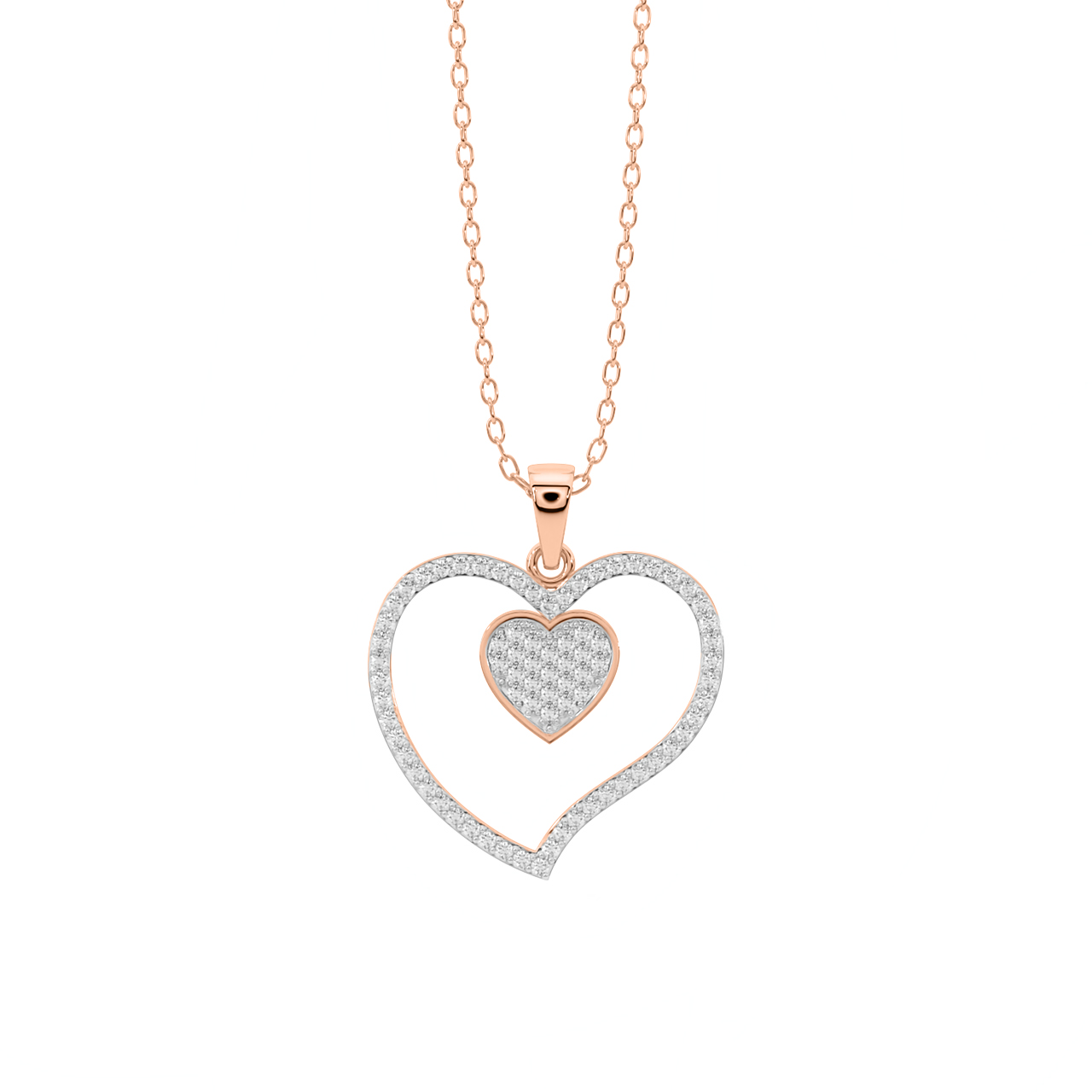 Pretty Heart Diamond Pendant