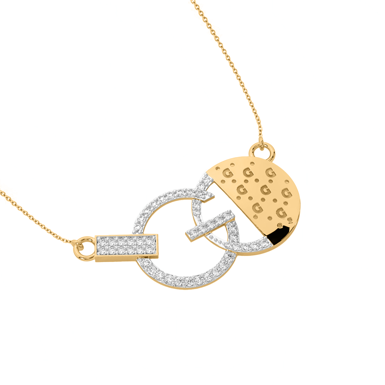 G Design Diamond Mini Necklace